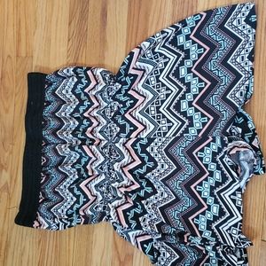 Tribal Print Romper
